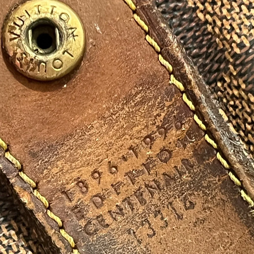 Louis Vuitton Vintage Damier Ebene Centenair Columbine Tote - Picture 4 of 16